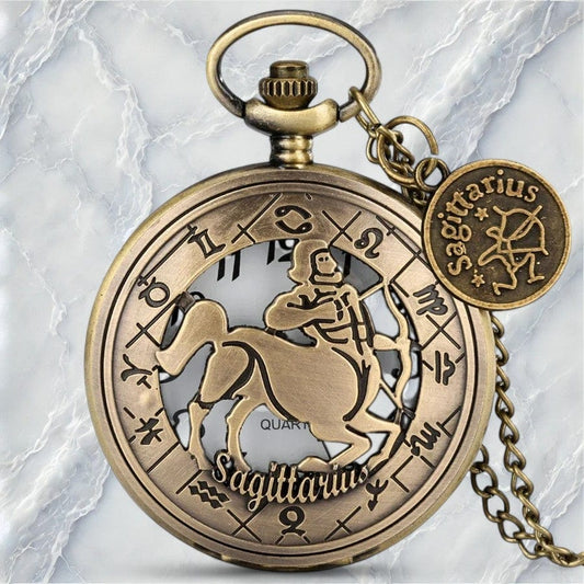 Montre de Poche Signe Astrologique Sagittaire