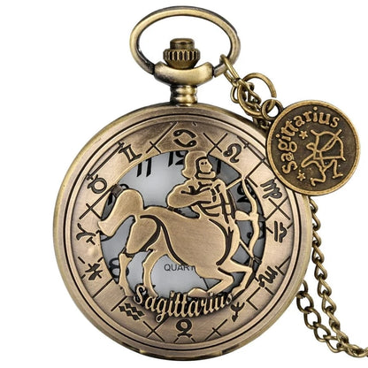 Montre de Poche Signe Astrologique Sagittaire
