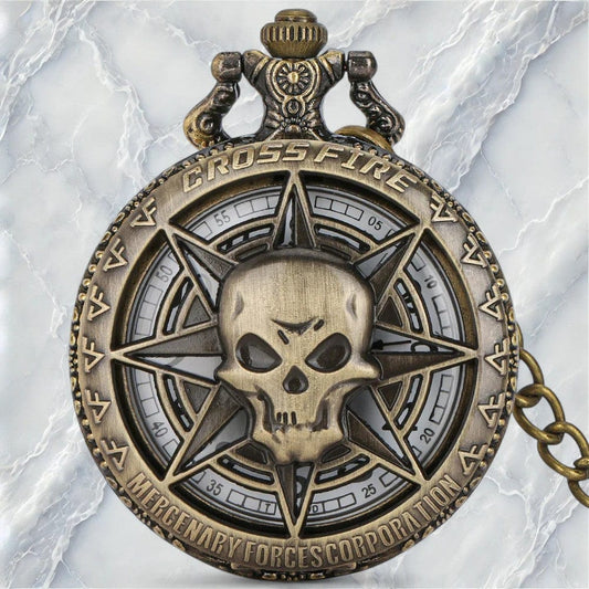 Montre de Poche Tête De Mort