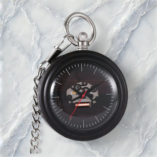 Montre Gousset Ancienne - Bois Naturel