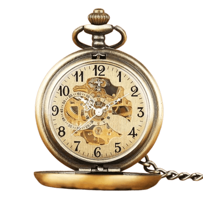 Montre Gousset Ancienne Squelette Mécanique