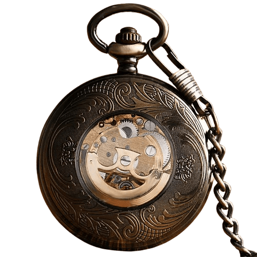 Montre Gousset Ancienne Squelette Mécanique