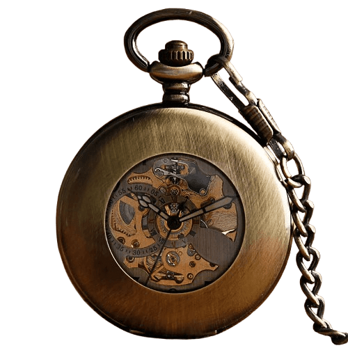 Montre Gousset Ancienne Squelette Mécanique
